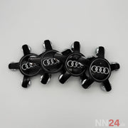 4er Set Audi Nabendeckel Schwarz nabennerd24.de