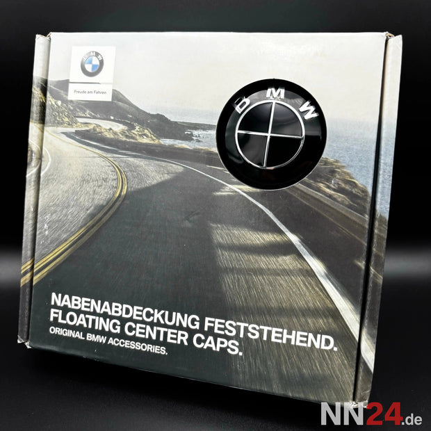 4er Set BMW Nabendeckel Feststehend All Black (Kopie) nabennerd24.de