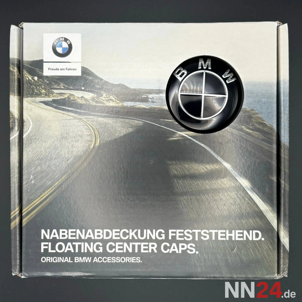 4er Set BMW Nabendeckel Feststehend All Black (Kopie) nabennerd24.de