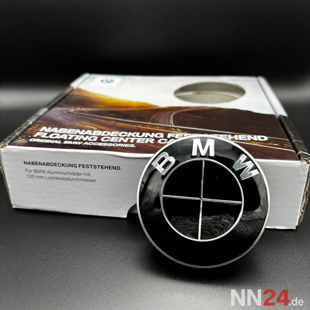 4er Set BMW Nabendeckel Feststehend All Black (Kopie) nabennerd24.de