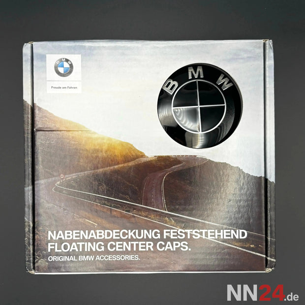 4er Set BMW Nabendeckel Feststehend All Black (Kopie) nabennerd24.de