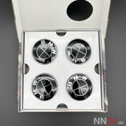 4er Set BMW Nabendeckel Feststehend All Black nabennerd24.de
