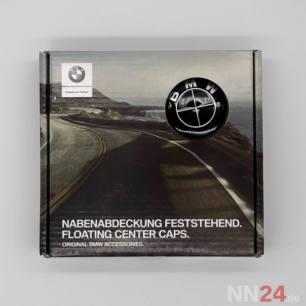 4er Set BMW Nabendeckel Feststehend All Black nabennerd24.de
