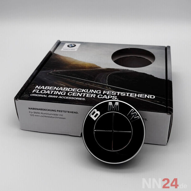 4er Set BMW Nabendeckel Feststehend All Black nabennerd24.de