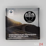 4er Set BMW Nabendeckel Feststehend All Black nabennerd24.de