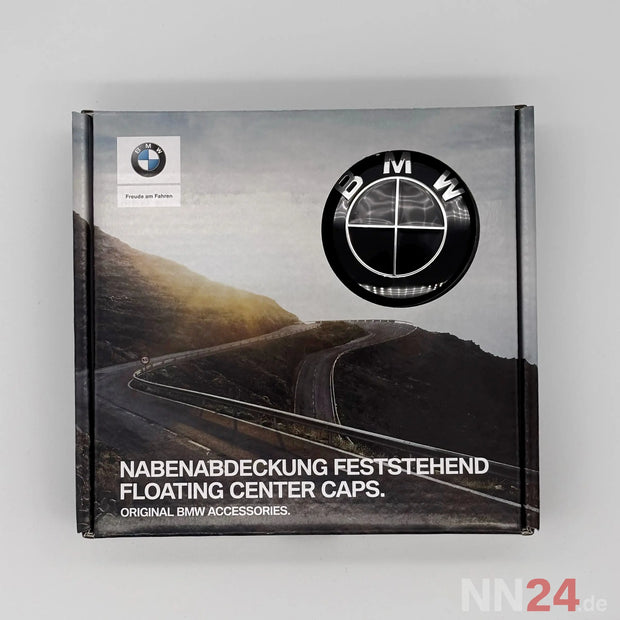 4er Set BMW Nabendeckel Feststehend All Black nabennerd24.de