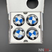 4er Set BMW Nabendeckel Feststehend Blau/Weiß nabennerd24.de