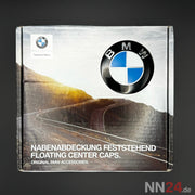 4er Set BMW Nabendeckel Feststehend Blau/Weiß nabennerd24.de
