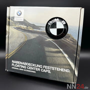 4er Set BMW Nabendeckel Feststehend Schwarz/Weiß nabennerd24.de