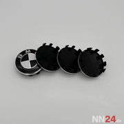 4er Set BMW Nabendeckel Klassisch All Black nabennerd24.de