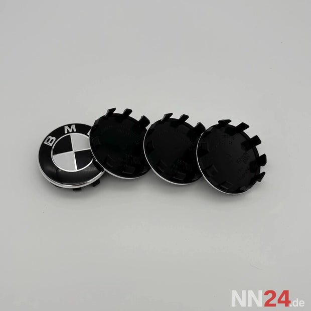 4er Set BMW Nabendeckel Klassisch All Black nabennerd24.de