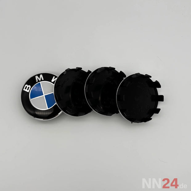 4er Set BMW Nabendeckel Klassisch Blau/Weiß nabennerd24.de