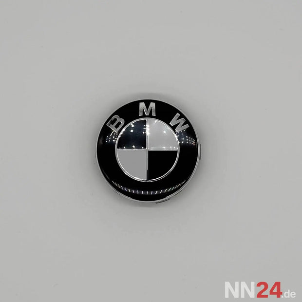 4er Set BMW Nabendeckel Klassisch Schwarz/Weiß (Kopie) nabennerd24.de