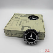 4er Set Mercedes-Benz Dynamic Nabendeckel Schwarz nabennerd24.de