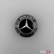 4er Set Mercedes-Benz Dynamic Nabendeckel Schwarz nabennerd24.de