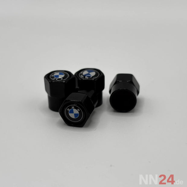BMW Ventilkappen Set 4 Stück – Schwarz – Felgen Zubehör Alu Reifen Tuning nabennerd24.de