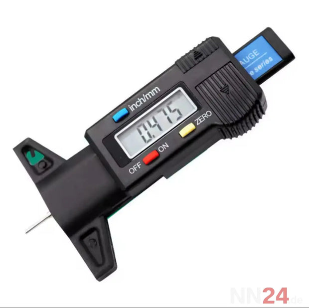 Digitaler Reifenprofilmesser mit LCD-Anzeige nabennerd24.de