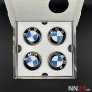 Original BMW Nabenabdeckung Feststehend Spinning Caps 56mm Blau- Einzeln nabennerd24.de